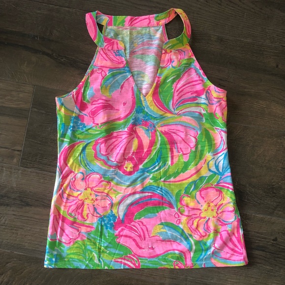 SOLD💓 Pulitzer Sleeveless High neck tank top - Picture 1 of 3